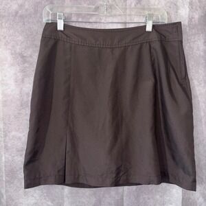 Athleta Women's 8 Skort Adult Brown Active Hiking Golf Mini Athleisure